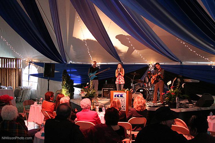 Singer Alycia Lang and her band performed during the Opening Reception Thursday May 17, 2007