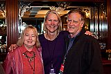 Program Director Pat Ferrero, MFF Vice President Ann Walker and filmmaker Alan Dater ("Taking Root") at the opening party for Mendocino Film Festival Take 4 - 2009