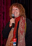 Filmmaker Cass Warner at the Q&A after showing her documentary "The Brothers Warner" at MFF 2009.