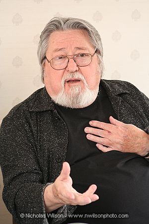 Cinematographer Laszlo Kovacs at a workshop during the inaugural Mendocino Film Festival in 2006