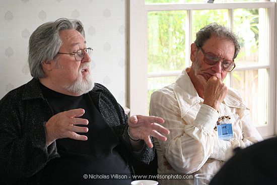 Laszlo Kovacs and Rich Aguilar were on a workshop panel at the inaugural Mendocino Film Festival in 2006.