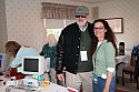 MFF board members Mel McKinney and Betsy Ford in the box office on opening day.