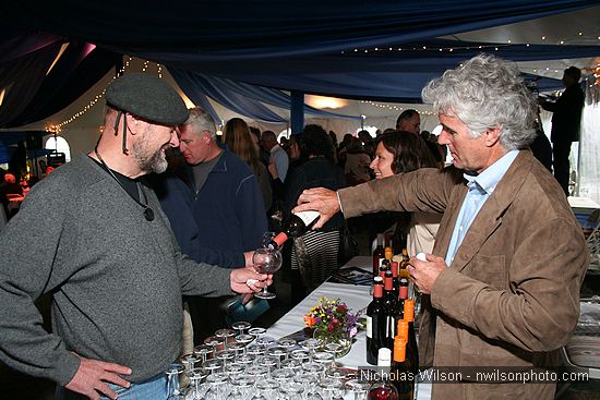 Fine wines for the opening reception were poured by Ceago Vineyards, one of several wineries owned by members of the Fetzer family.