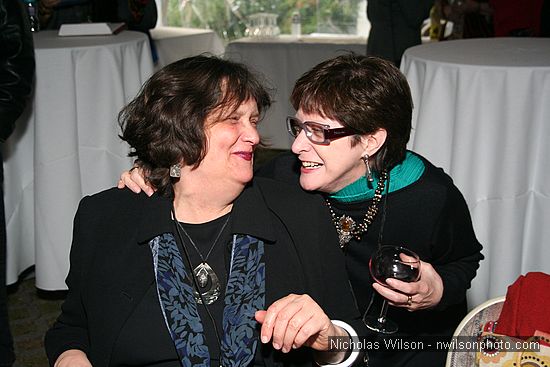 Judith Brandman (right) and friend at the MFF Opening Reception