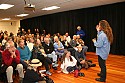 After a standing room only showing of his film Genghis Blues, filmmaker Adrian Belic answered questions from the audience.