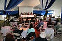 The Activism and Distribution panel Saturday morning in the festival tent.