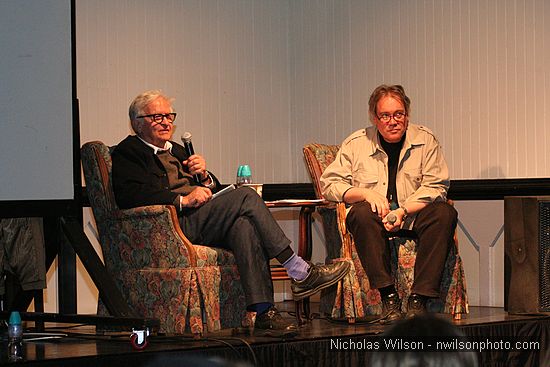 A special program titled A Conversation with Albert Maysles was directed by MFF advisor and San Francisco Film Commissioner Jim McCullough, right.