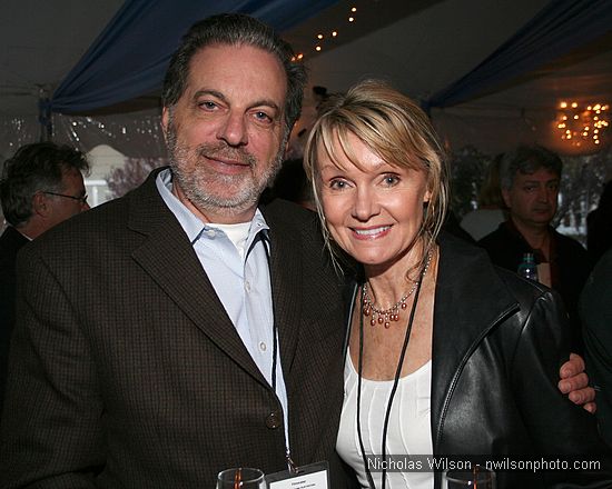 Producer Chuck Braverman and a lovely lady at the Awards Ceremony for MFF 2007.