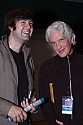 On the right, George Russell, Program Director of the 2008 season of the Mendocino Film Festival.