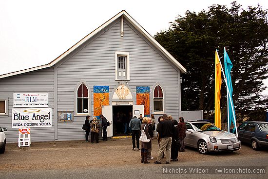 Crown Hall, the principal venue for the Mendocino Film Festival 2009.