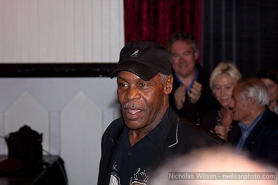 Actor Danny Glover arrives at Mendocino Film Festival 2009.