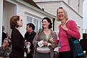 Mendocino Film Festival Vice President Ann Walker and guests at the filmmaker party.