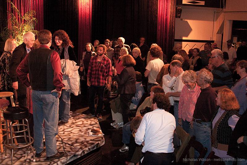 Daniel Ellsberg and wife Patricia  took questions from the audience after the showing of the documentary "The Most Dangerous Man In America" at the Mendocino Film Festival in Mendocino California June 4, 2010.