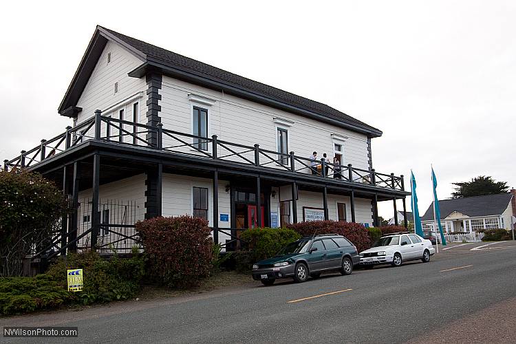 Oddfellows Hall, the Mendocino Film Festival's headquarters during the festival.