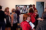 Scene from the Filmmaker Lounge at Oddfellows Hall.