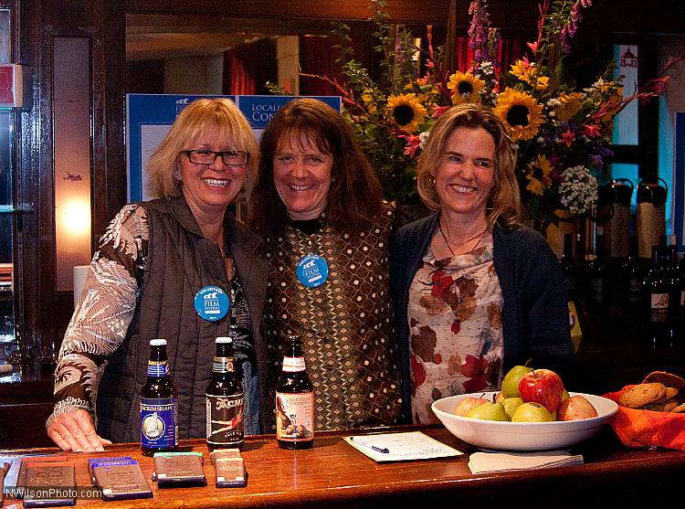 Friendly MFF volunteers staffed the refreshment bar at Crown Hall.