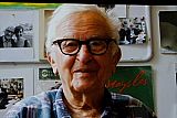 Albert Maysles appeared by video to announce the selection of Les Blank to receive the 2011 Albert Maysles Award for Excellence, the Mendocino Film Festival's highest honor.