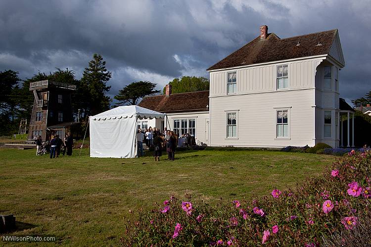 Jennifer Taylor's home, scene of the private filmmaker party Friday evening.