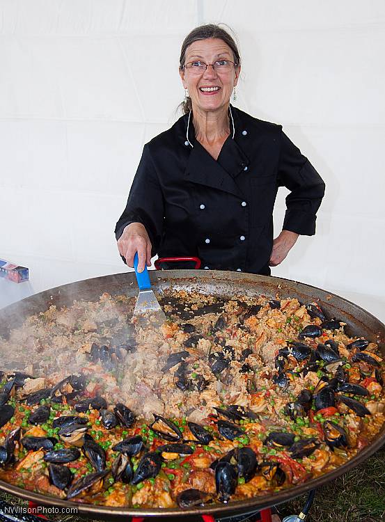 Paella!!! by Karina Ulrich of KarinasCatering.com based in Fort Bragg, CA.