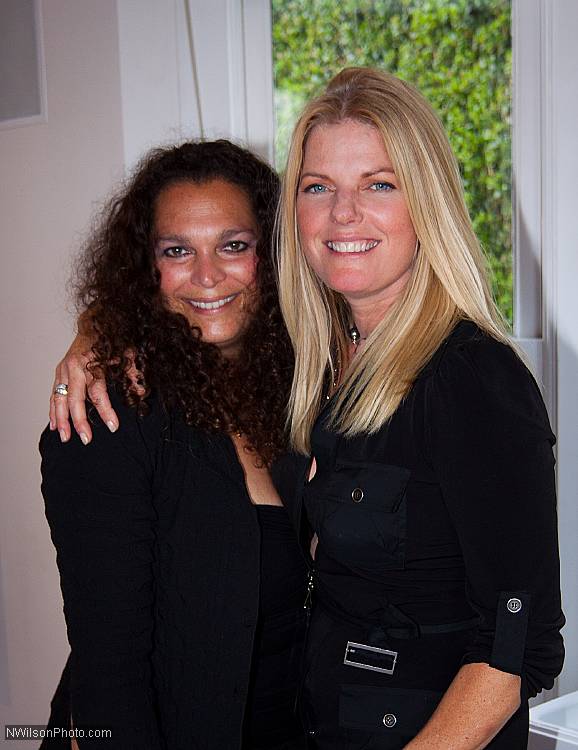 Shanti Balse, left, and Jennifer Linley Taylor, MFF's Event Coordinator and hostess of the filmmaker party.