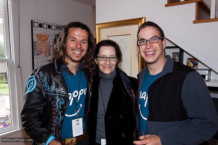 Director Roky Belic, MFF Vice President Betsy Ford and Associate Producer Omid Heidari.