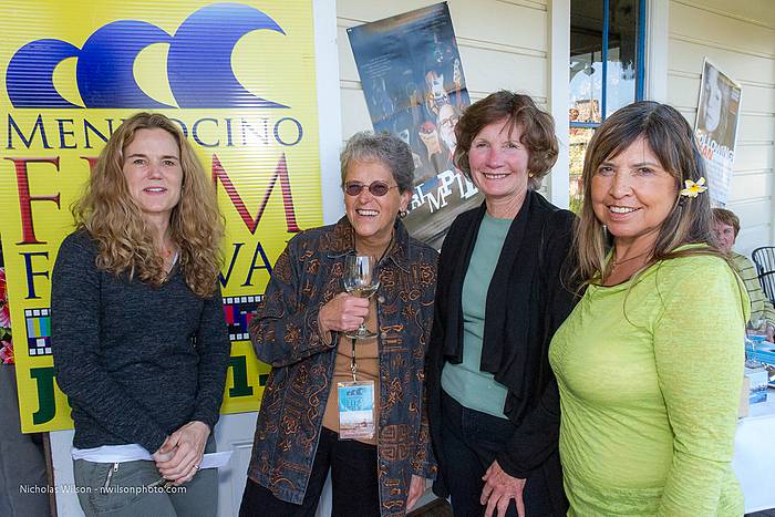 MFF Board member Arlene Moorehead and Sally Stewart with two guests.