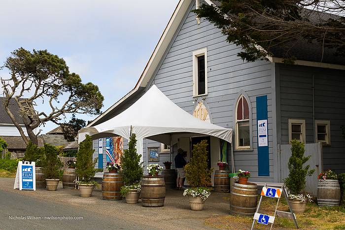 Crown Hall was the location of the MFF official opening party Friday evening.