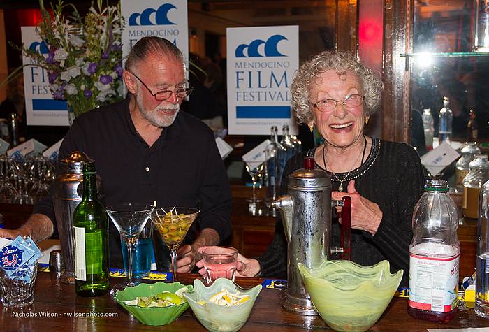 Garnish and Gai Daly were bartenders for the opening party.