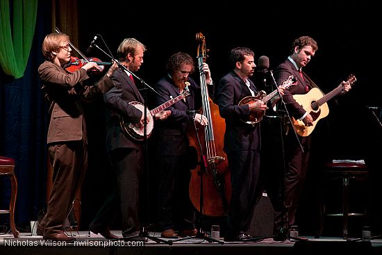 Steep Canyon Rangers give a bluegrass concert at Mendocino Music Festival 2010