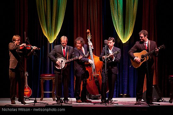 Steep Canyon Rangers give a bluegrass concert at Mendocino Music Festival 2010