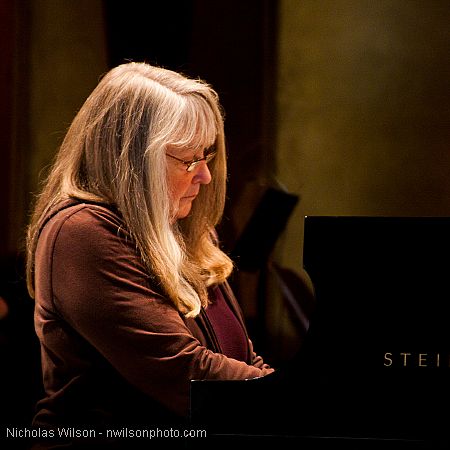 Susan Waterfall in rehearsal at Mendocino Music Festival 2010