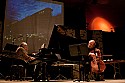 Pianist Susan Waterfall and cellist Burke Schuchmann during the Hallelujah, America concert at the Mendocino Music Festival 2010