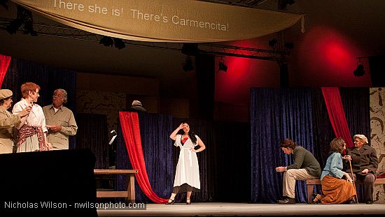 Mezzo soprano Betany Coffland as Carmen