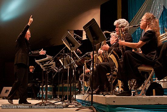 Allan Pollack leads the MMF Big Band