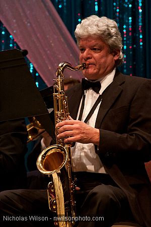 Francis Vanek on tenor sax