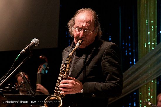 Allan Pollack on alto sax