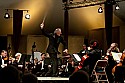 Festival orchestra members receive applause following Brahms' Symphony No. 4.