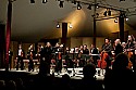 Festival orchestra members receive applause following Brahms' Symphony No. 4.