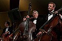 Festival orchestra members receive applause following Brahms' Symphony No. 4.