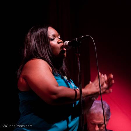 Blues singer Shamekia Copeland and band.