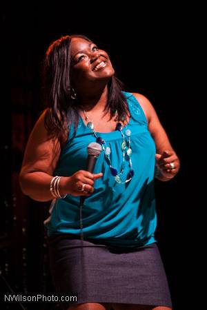 Blues singer Shamekia Copeland and band.