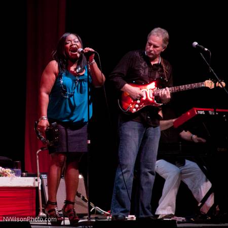 Blues singer Shamekia Copeland and band.