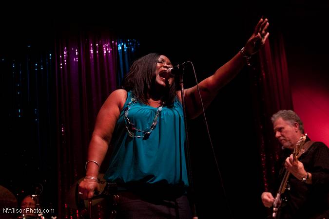 Blues singer Shamekia Copeland and band.