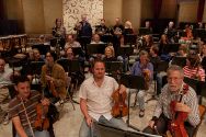 Mendocino Music Festival Orchestra in rehearsal for the final concert of the season.