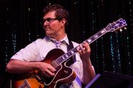 John Storie on guitar with the Julian Waterfall Pollack sextet.