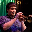 Billy Buss on trumpet with the Julian Pollack Sextet.
