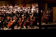 The Mendocino Music Festival Orchestra and Chorus in the final concert.