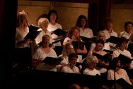 The Mendocino Music Festival Orchestra and Chorus in the final concert.