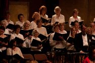 The Mendocino Music Festival Orchestra and Chorus in the final concert.