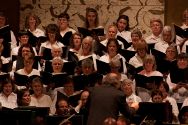 The Mendocino Music Festival Orchestra and Chorus in the final concert.